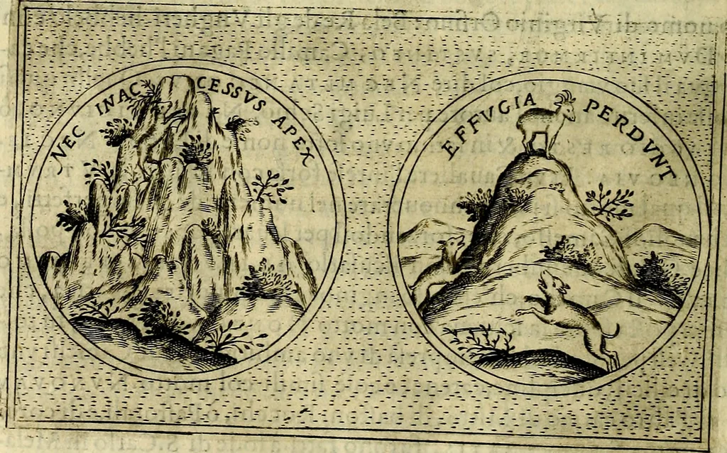 An illustration from Teatro d'imprese, 1623, leaf 339