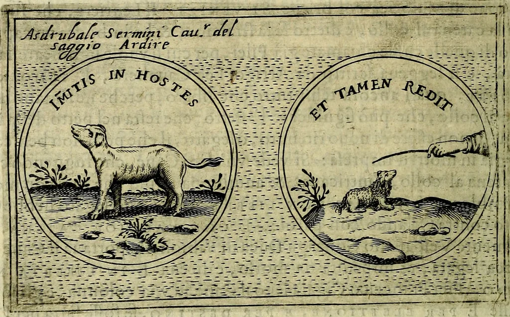 An illustration from Teatro d'imprese, 1623, leaf 349