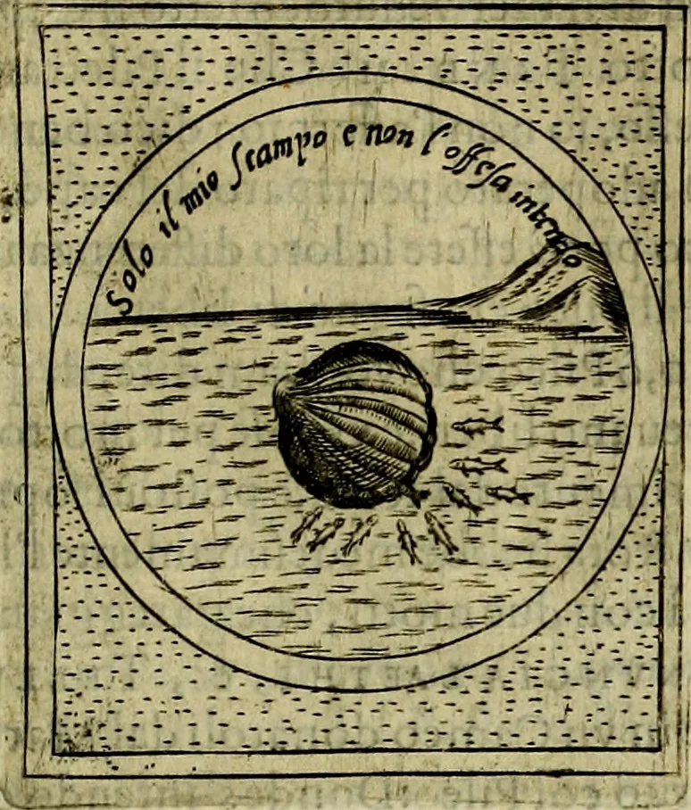 An illustration from Teatro d'imprese, 1623, leaf 356