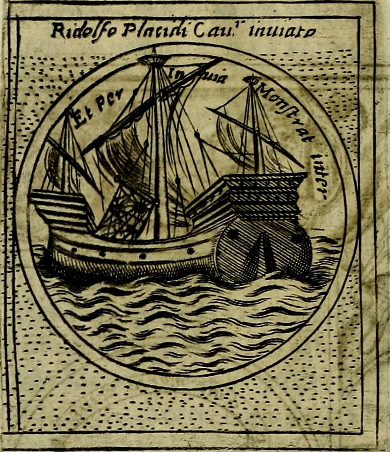 An illustration from Teatro d'imprese, 1623, leaf 371