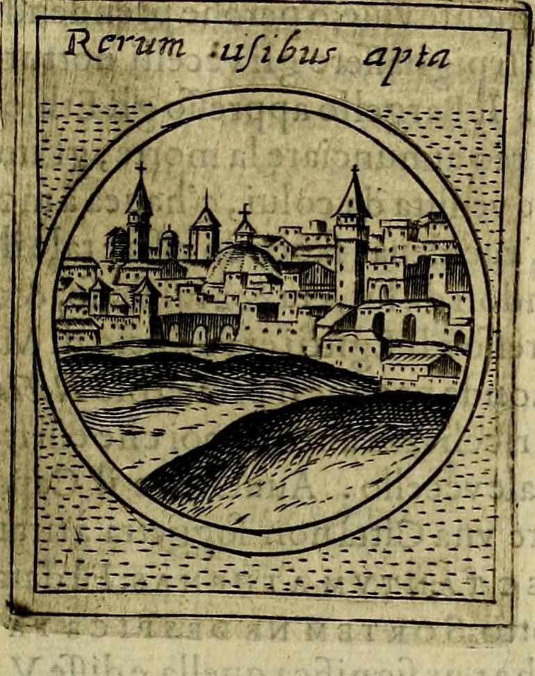 An illustration from Teatro d'imprese, 1623, leaf 410