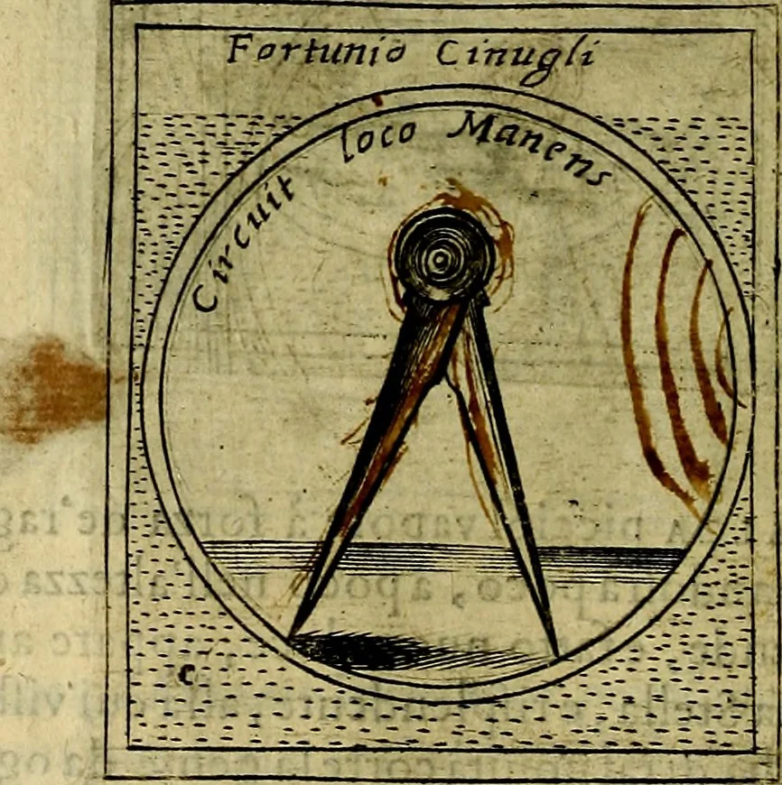 An illustration from Teatro d'imprese, 1623, leaf 423