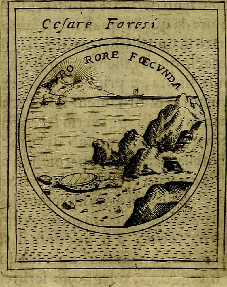 An illustration from Teatro d'imprese, 1623, leaf 425