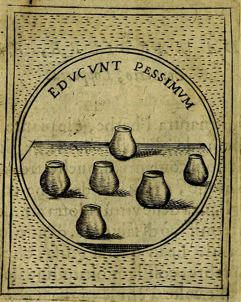 An illustration from Teatro d'imprese, 1623, leaf 427