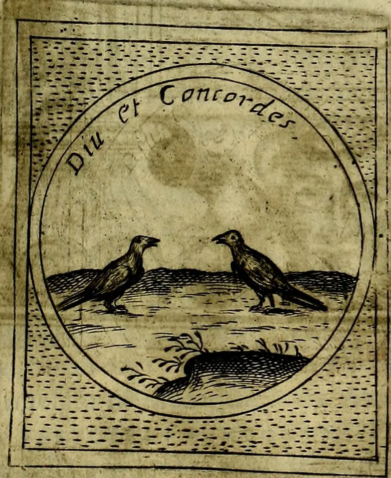 An illustration from Teatro d'imprese, 1623, leaf 430