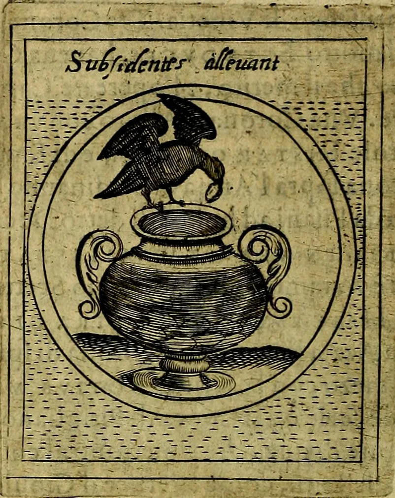 An illustration from Teatro d'imprese, 1623, leaf 437