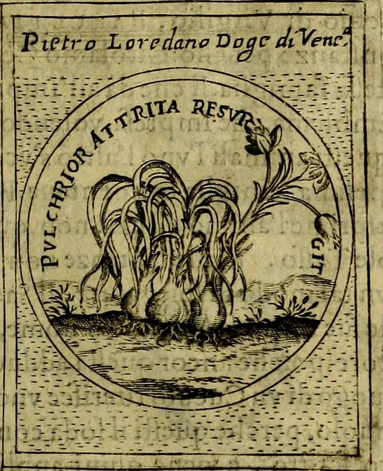 An illustration from Teatro d'imprese, 1623, leaf 448
