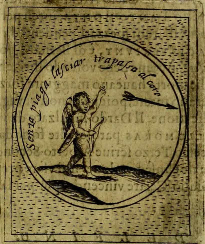An illustration from Teatro d'imprese, 1623, leaf 452