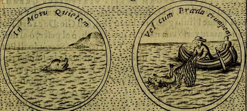 An illustration from Teatro d'imprese, 1623, leaf 454