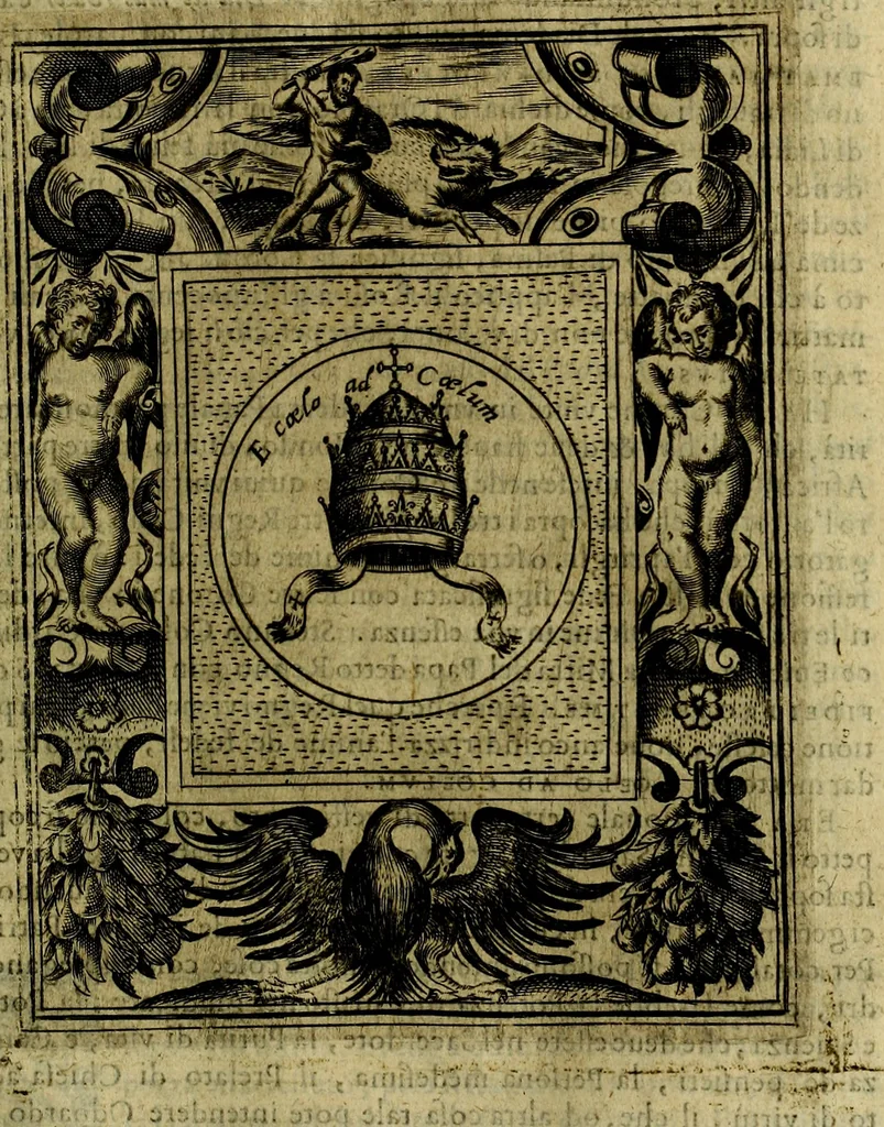 An illustration from Teatro d'imprese, 1623, leaf 456
