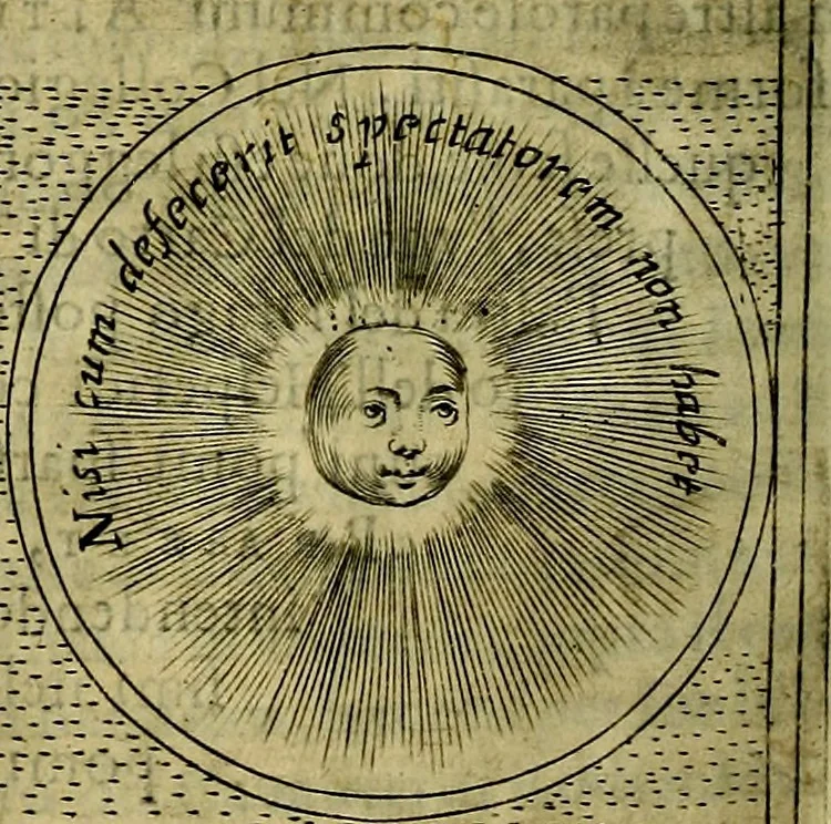 An illustration from Teatro d'imprese, 1623, leaf 477