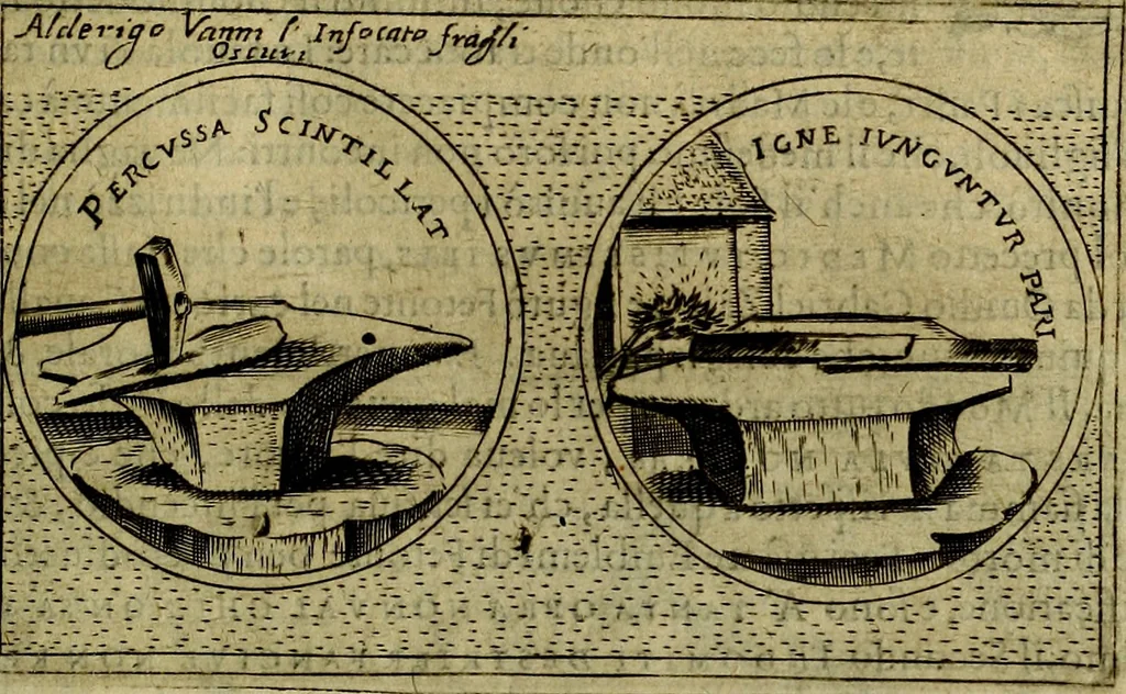 An illustration from Teatro d'imprese, 1623, leaf 498