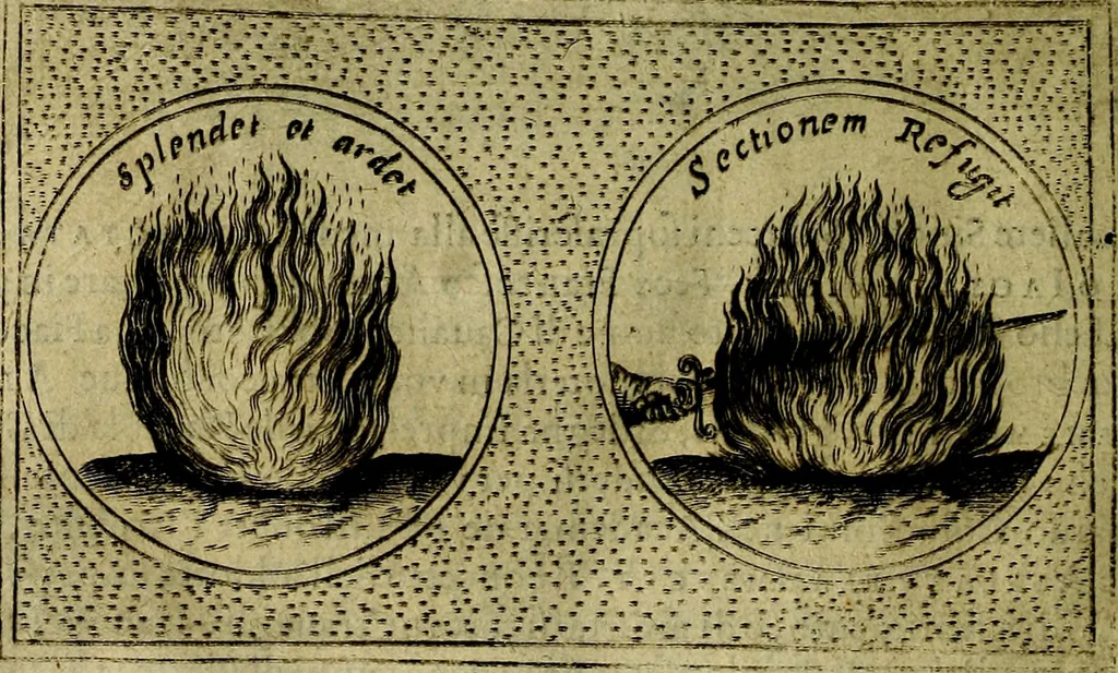 An illustration from Teatro d'imprese, 1623, leaf 501