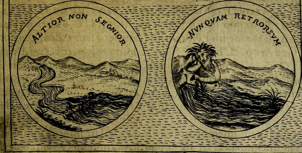 An illustration from Teatro d'imprese, 1623, leaf 508