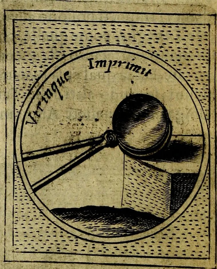 An illustration from Teatro d'imprese, 1623, leaf 515