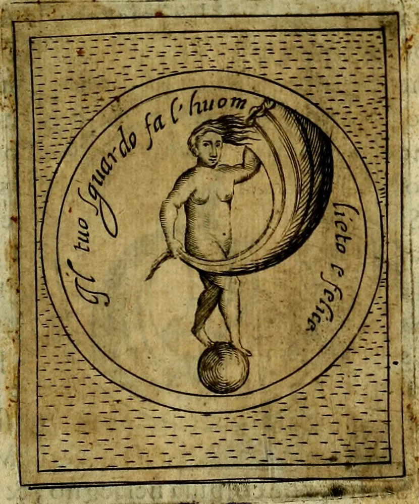 An illustration from Teatro d'imprese, 1623, leaf 520