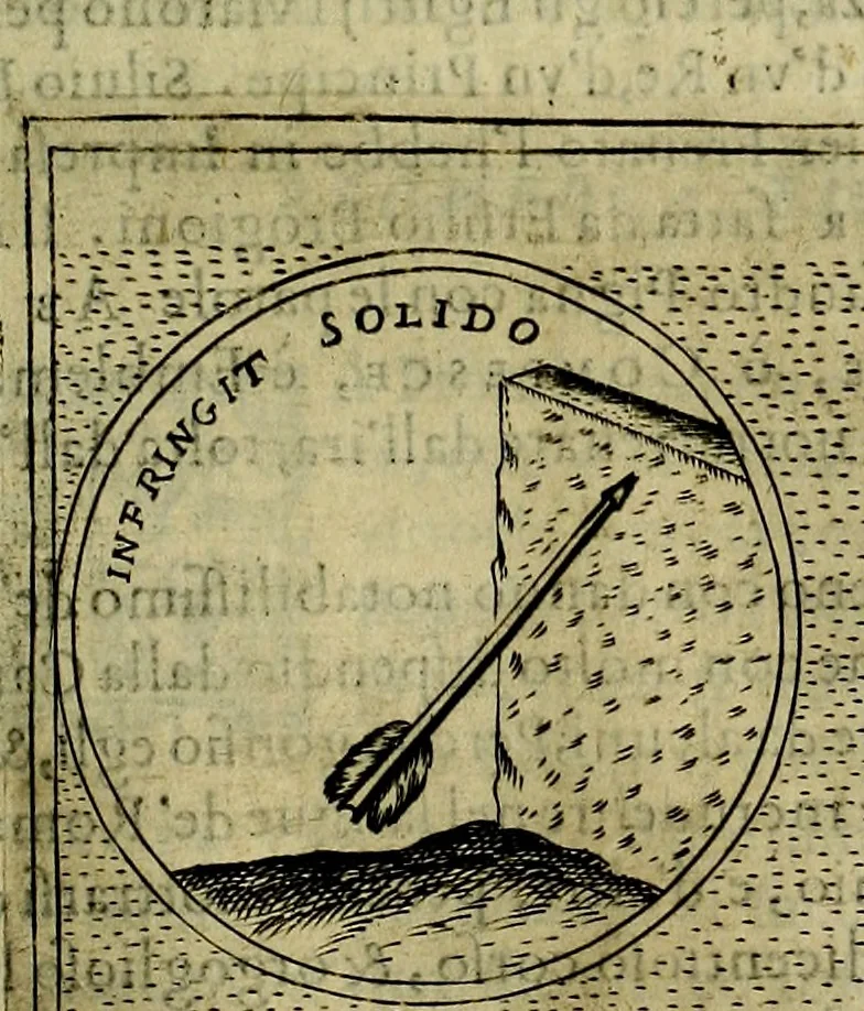 An illustration from Teatro d'imprese, 1623, leaf 522