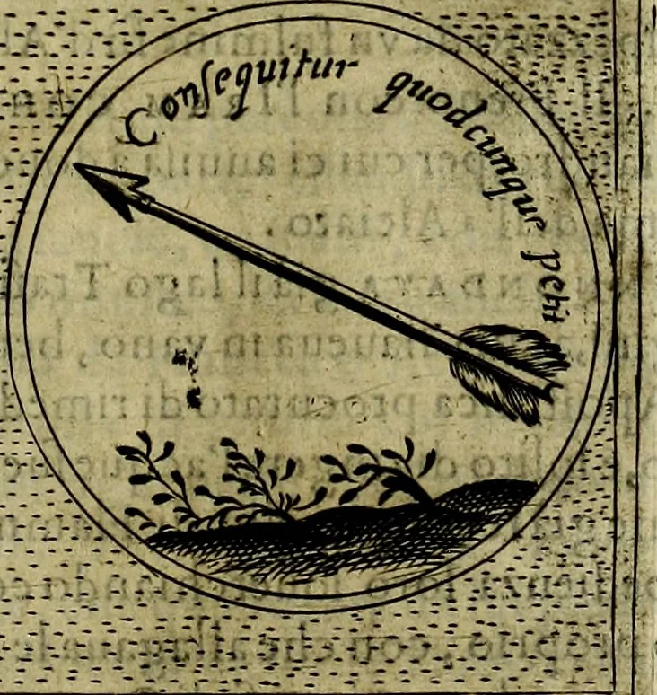 An illustration from Teatro d'imprese, 1623, leaf 522