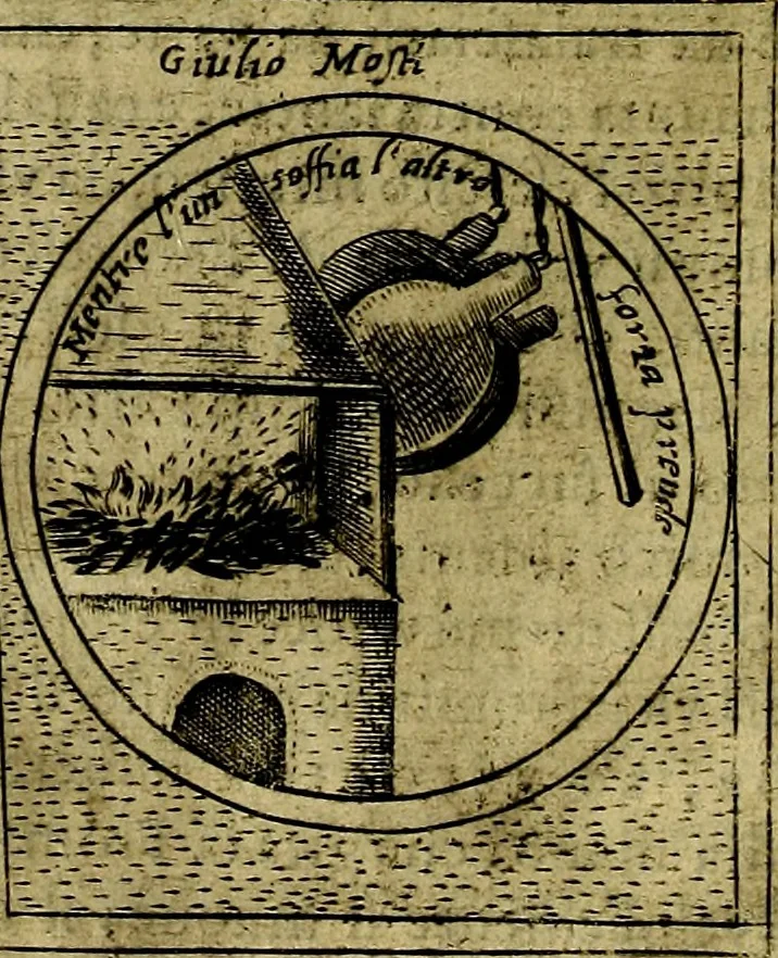 An illustration from Teatro d'imprese, 1623, leaf 525