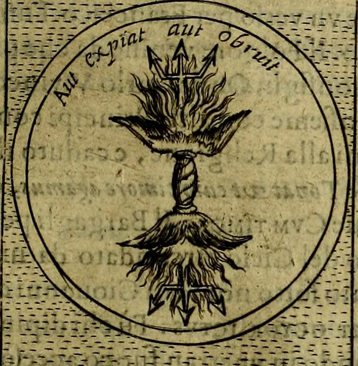 An illustration from Teatro d'imprese, 1623, leaf 526