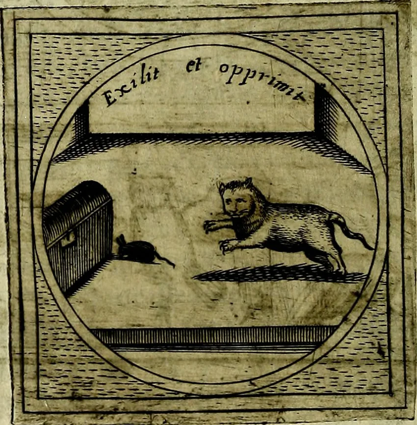An illustration from Teatro d'imprese, 1623, leaf 543