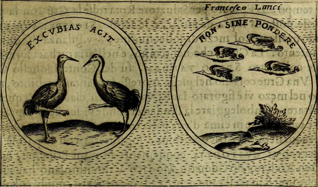 An illustration from Teatro d'imprese, 1623, leaf 572