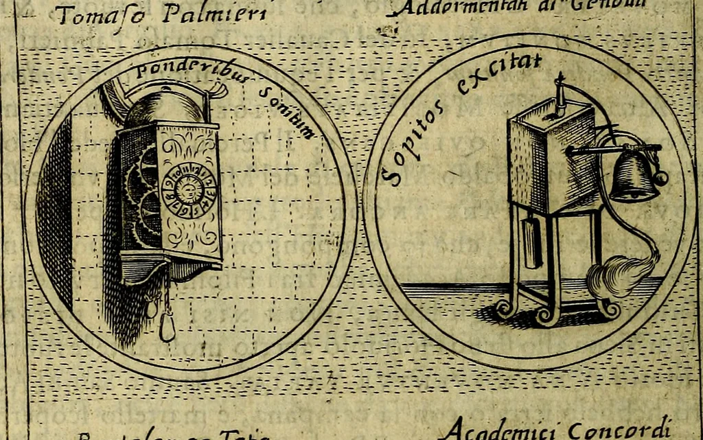 An illustration from Teatro d'imprese, 1623, leaf 587