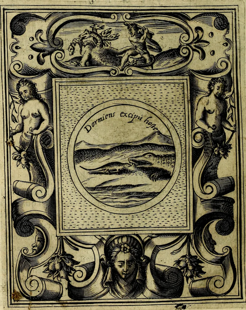 An illustration from Teatro d'imprese, 1623, leaf 593