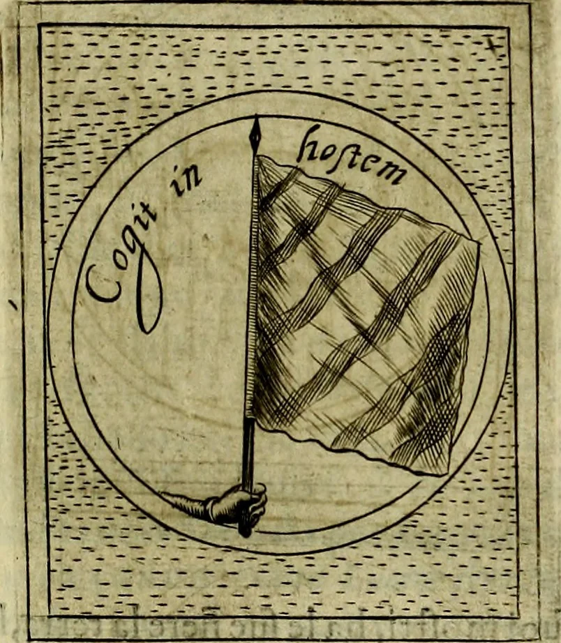 An illustration from Teatro d'imprese, 1623, leaf 598