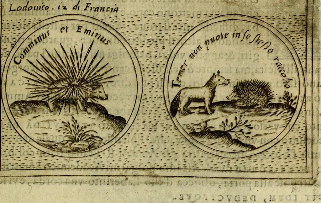 An illustration from Teatro d'imprese, 1623, leaf 606