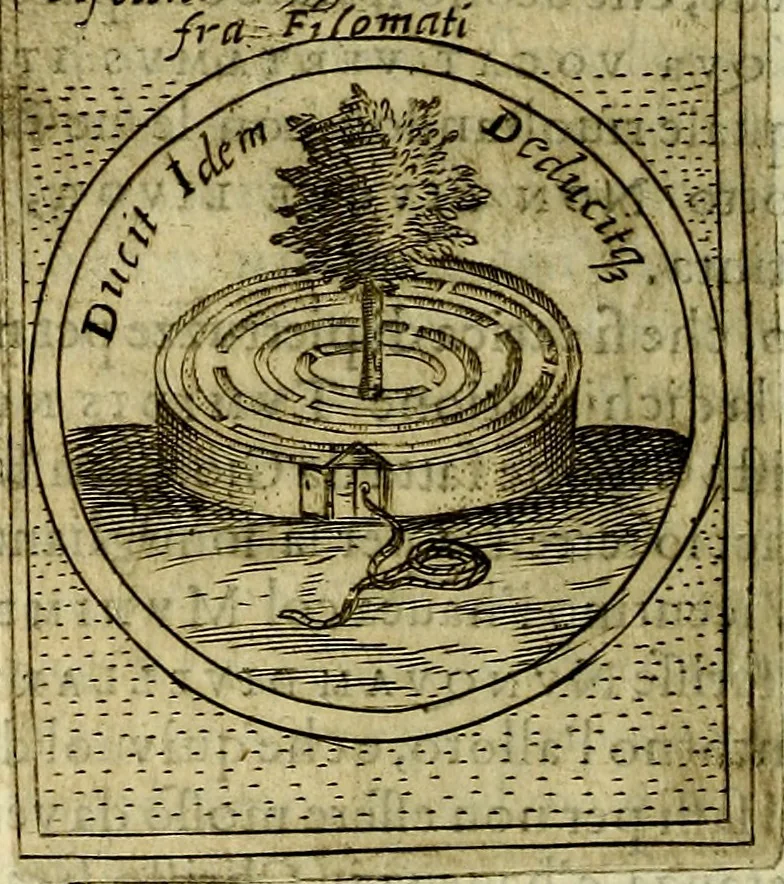 An illustration from Teatro d'imprese, 1623, leaf 607