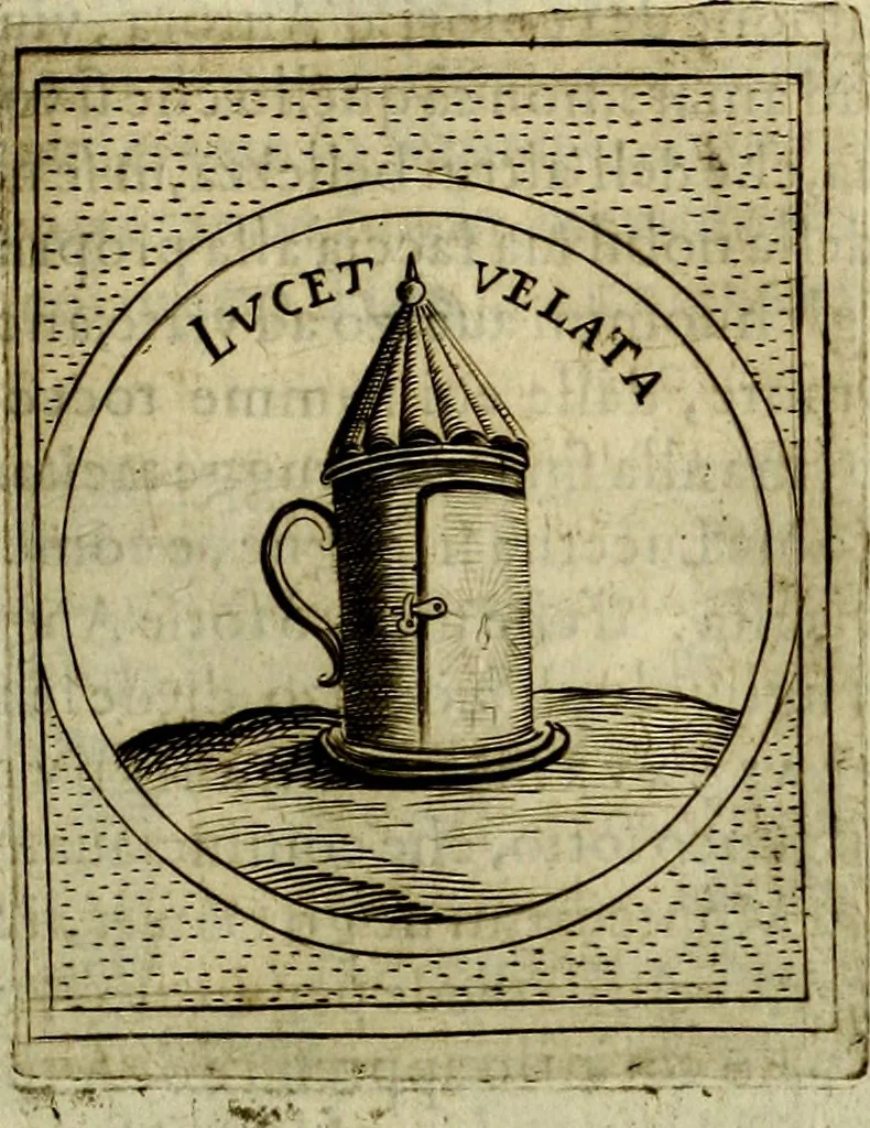 An illustration from Teatro d'imprese, 1623, leaf 612