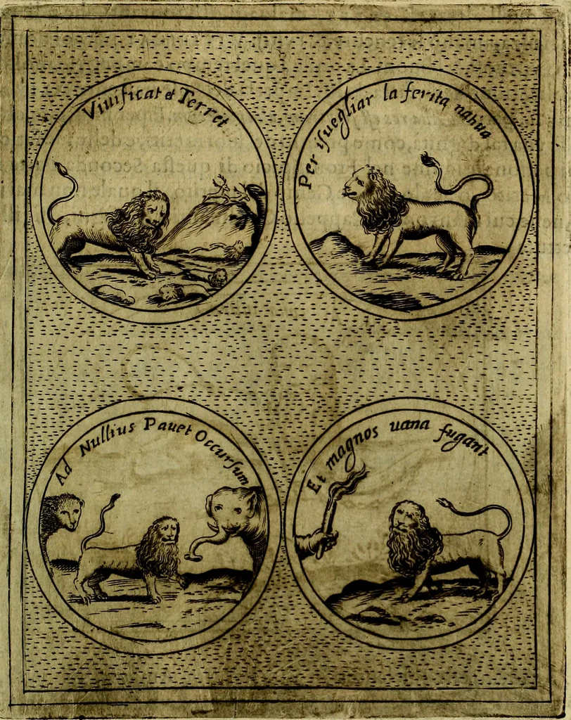 An illustration from Teatro d'imprese, 1623, leaf 622