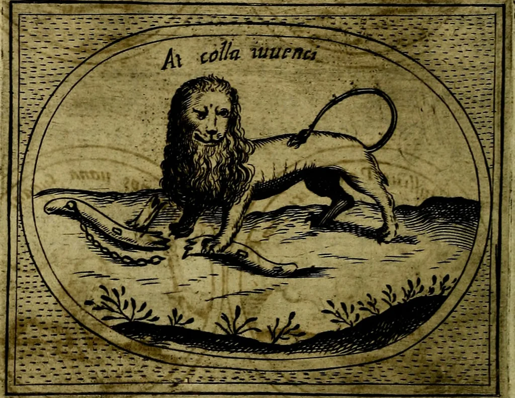 An illustration from Teatro d'imprese, 1623, leaf 623