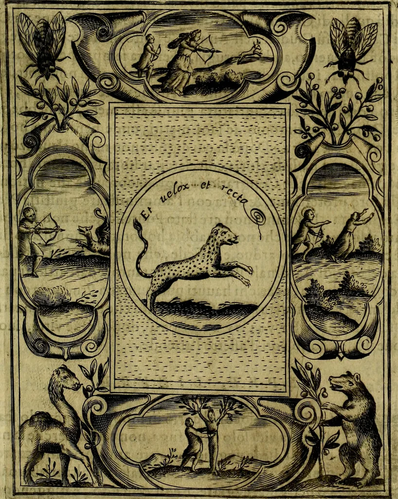 An illustration from Teatro d'imprese, 1623, leaf 624