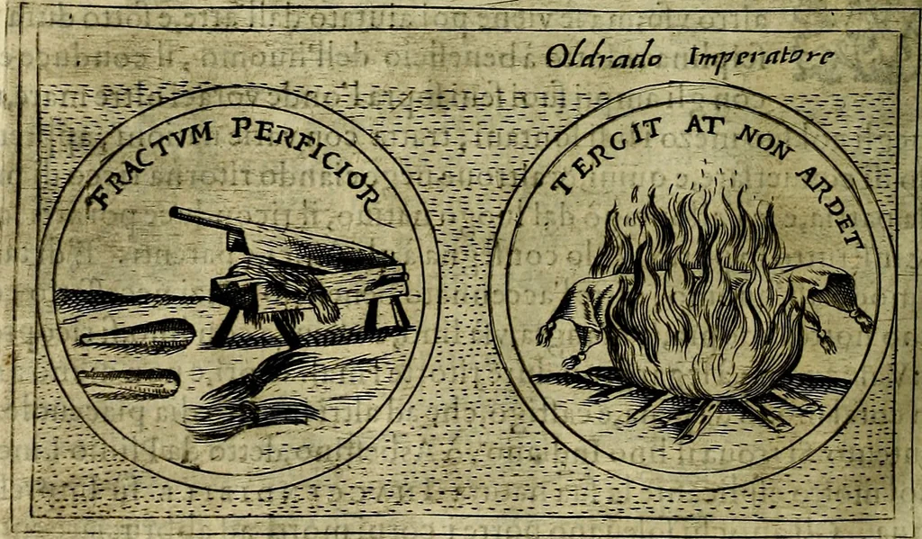 An illustration from Teatro d'imprese, 1623, leaf 633