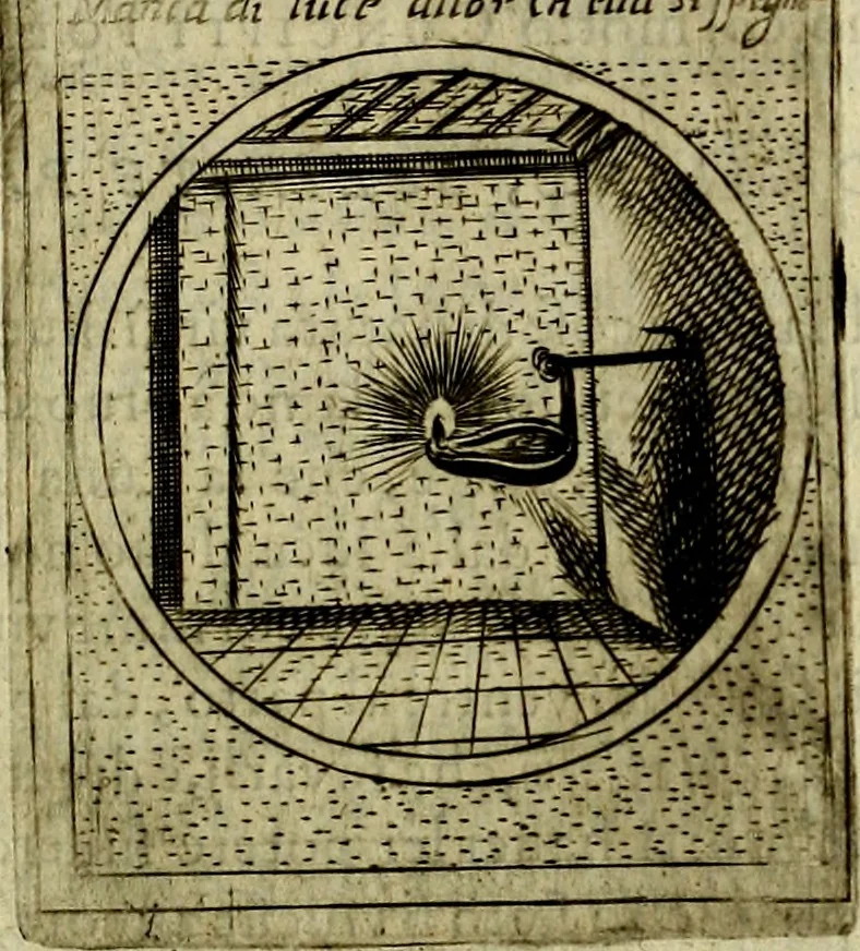 An illustration from Teatro d'imprese, 1623, leaf 640