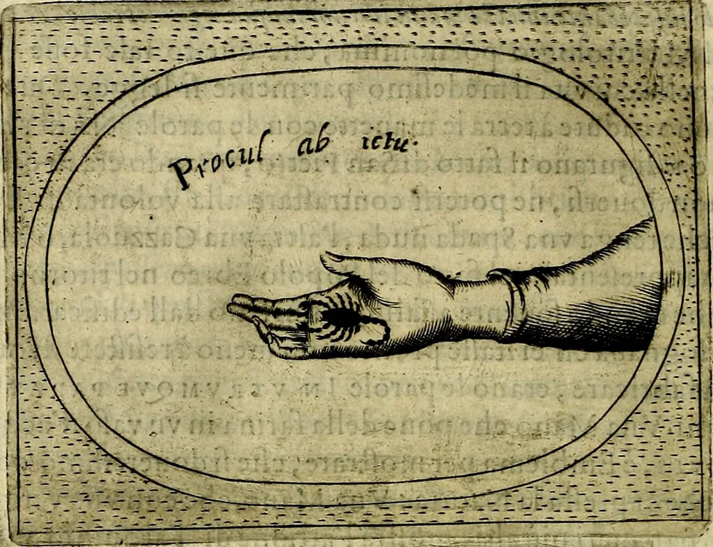 An illustration from Teatro d'imprese, 1623, leaf 657