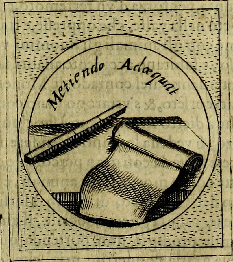 An illustration from Teatro d'imprese, 1623, leaf 674