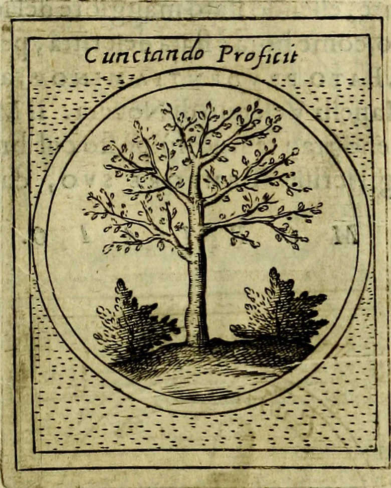 An illustration from Teatro d'imprese, 1623, leaf 682