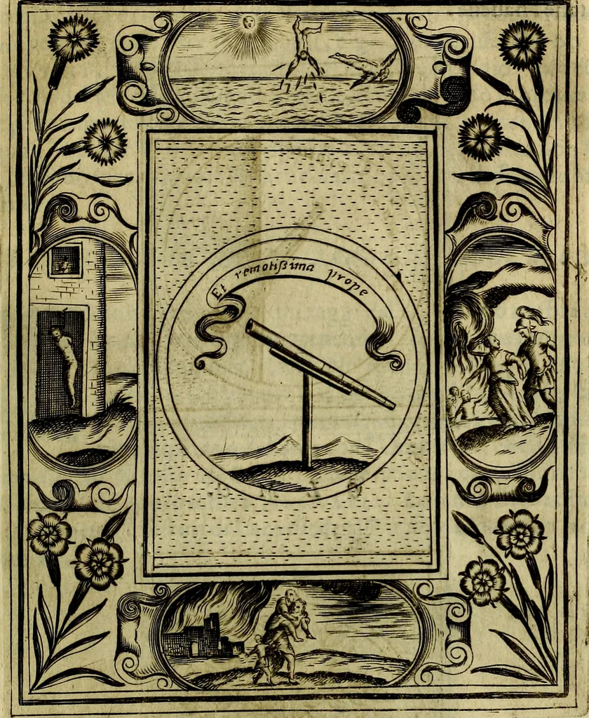 An illustration from Teatro d'imprese, 1623, leaf 706