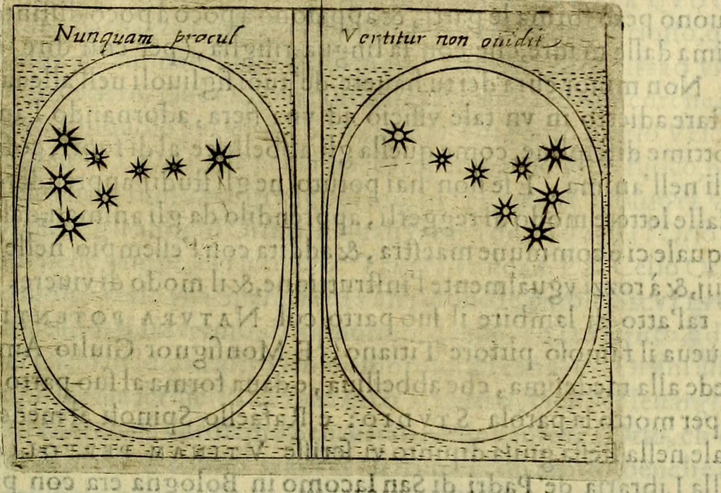 An illustration from Teatro d'imprese, 1623, leaf 714