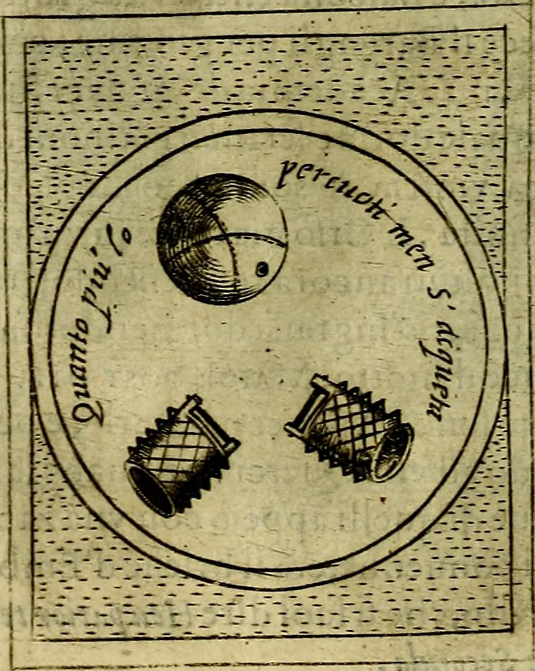 An illustration from Teatro d'imprese, 1623, leaf 717