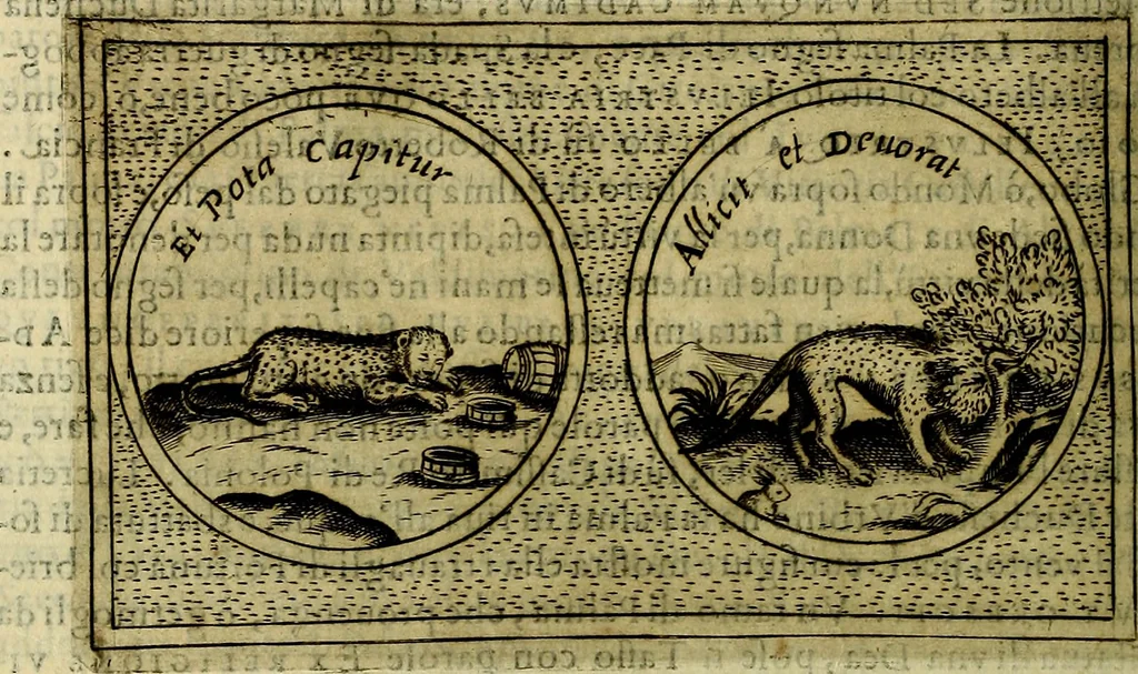 An illustration from Teatro d'imprese, 1623, leaf 723
