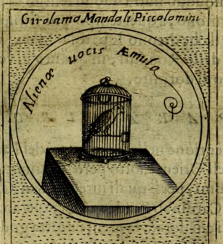 An illustration from Teatro d'imprese, 1623, leaf 724