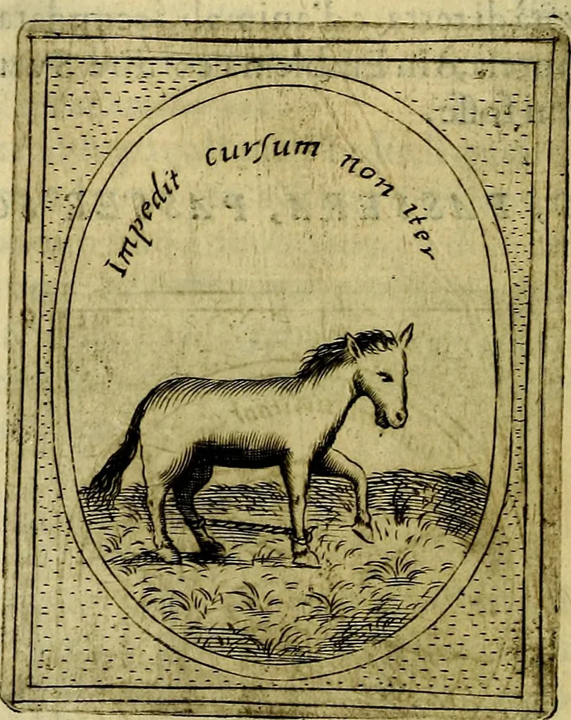 An illustration from Teatro d'imprese, 1623, leaf 727