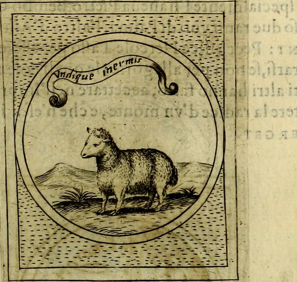 An illustration from Teatro d'imprese, 1623, leaf 730