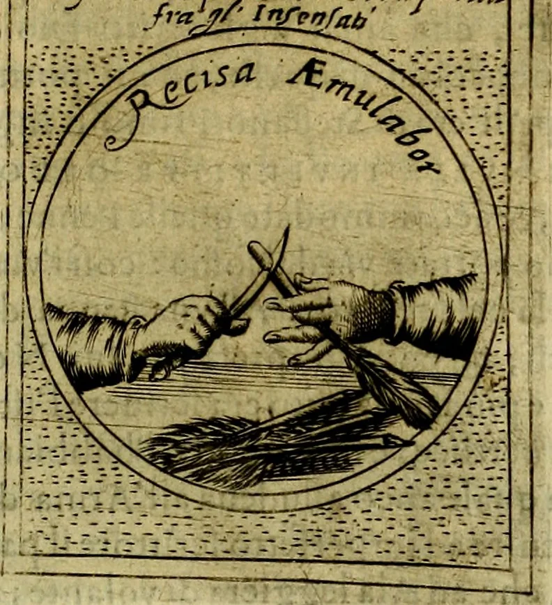 An illustration from Teatro d'imprese, 1623, leaf 734
