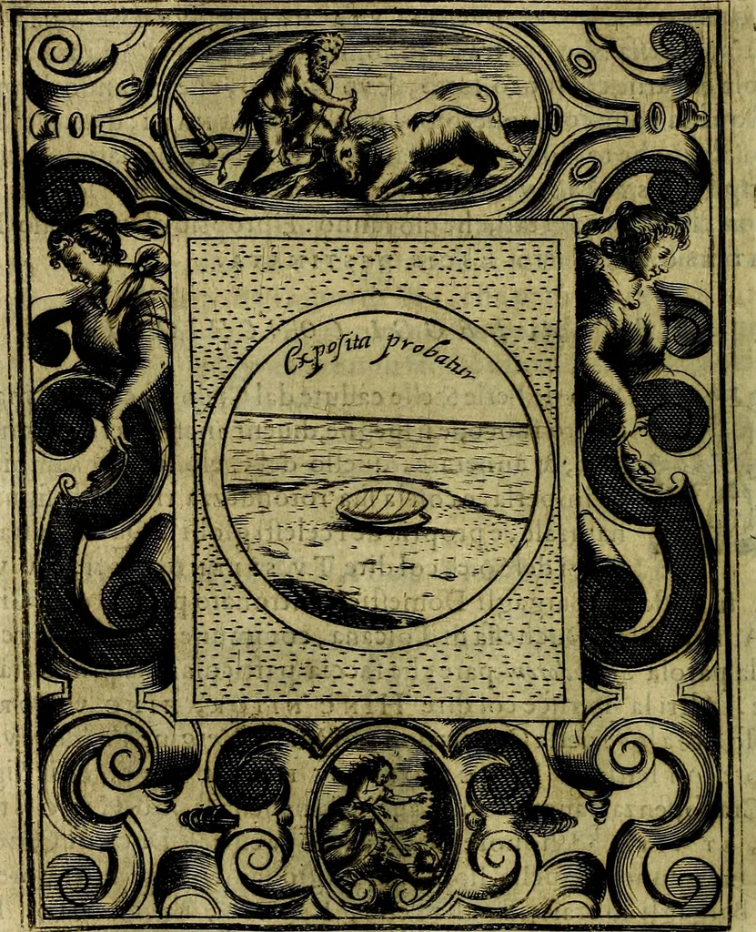 An illustration from Teatro d'imprese, 1623, leaf 737
