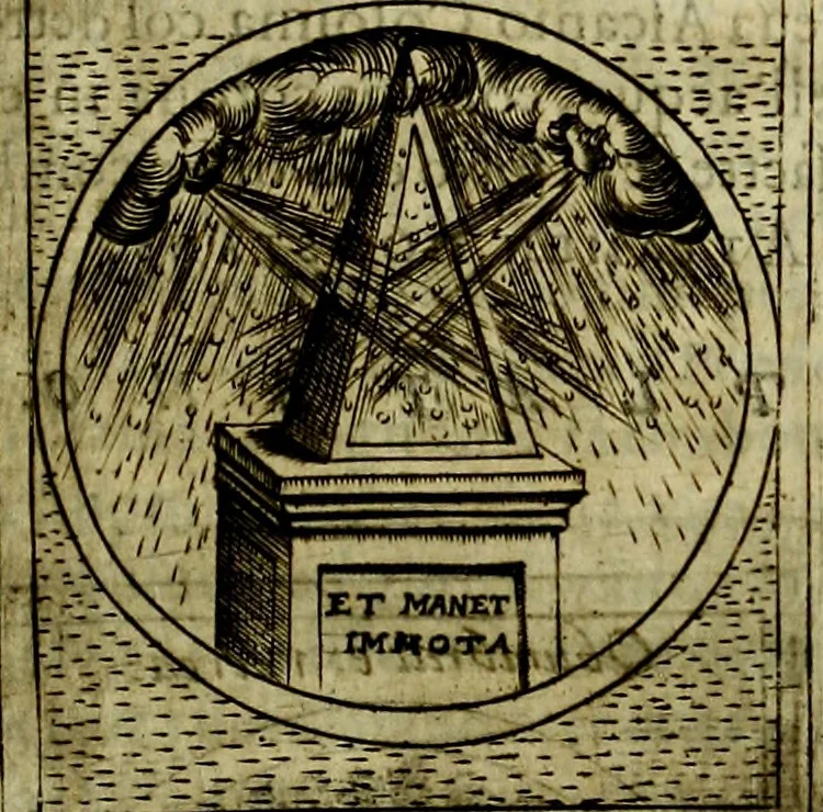 An illustration from Teatro d'imprese, 1623, leaf 760